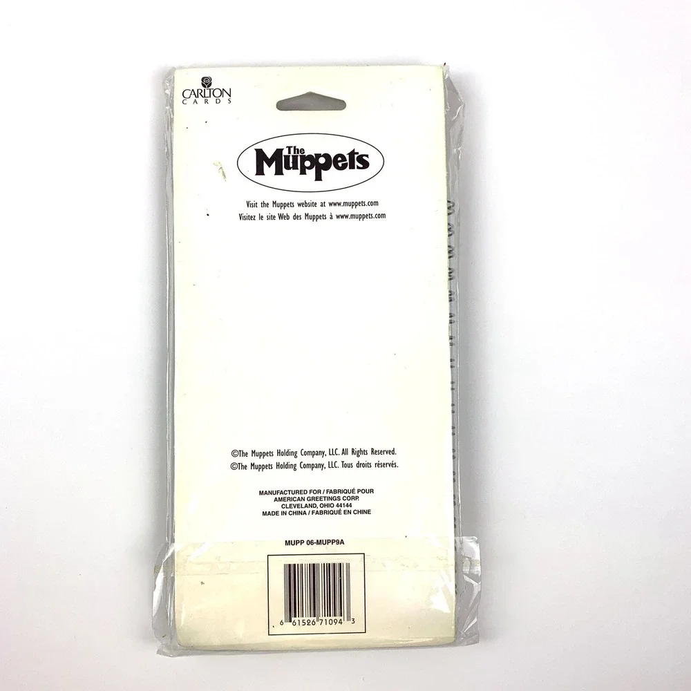 The Muppets little green book Address Book American Greetings Kermit the Frog‎